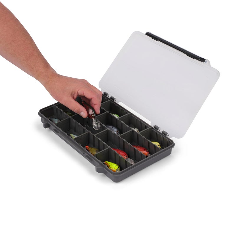 Plano StowAway 3700 Stow Tackle Box, 4 Pack, with Corrosion-Preventive Rustricor, Single Latch Design, Transparent DuraView Lid, Stackable Storage for Fishing Bait, Lures and Gear - Image 4