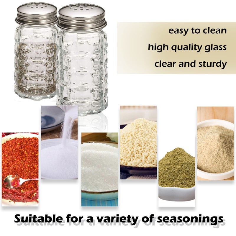 1st Choice Retro Style Salt and Pepper Shakers with Stainless Tops (2) - Image 5
