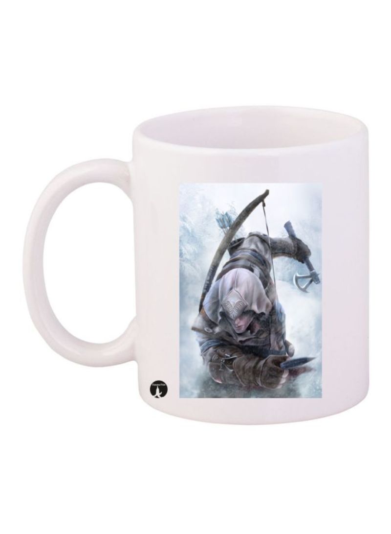 RKN Assassin's Creed Video Game Printed Mug White/Grey Standard Size