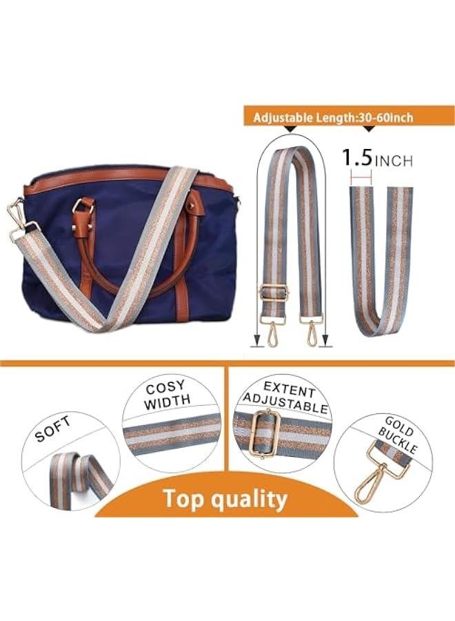 Purse Strap Replacement Crossbody Wide Shoulder Strap Adjustable Canvas Straps Handbag Strap Replacement Belts - Image 5