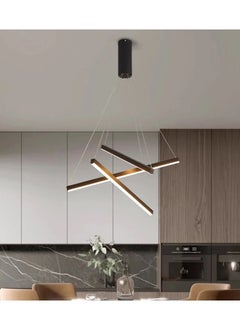 ماركة غير محددة ثريا علاقي ثلاثي اسود مودرن ثلاث اضاءات بقدره 48 واط  - Image 1