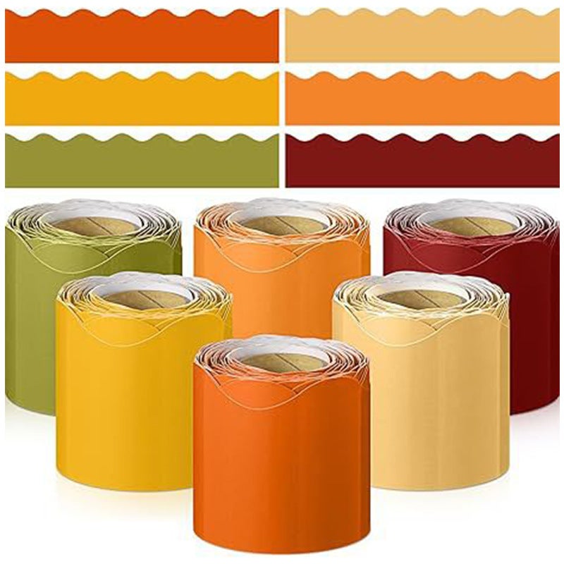 Bohemian Border Decorative Stickers - Waterproof Self-Adhesive Cardstock for Blackboard, Bulletin Board, DIY - Image 3