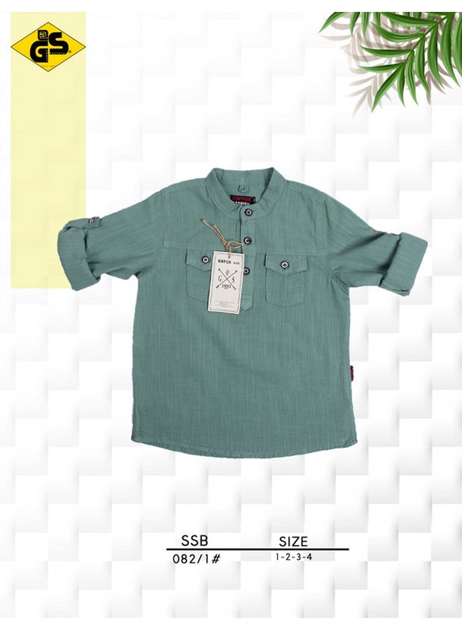 جي@إس قميص كتان صيفي للأولاد - Image 1