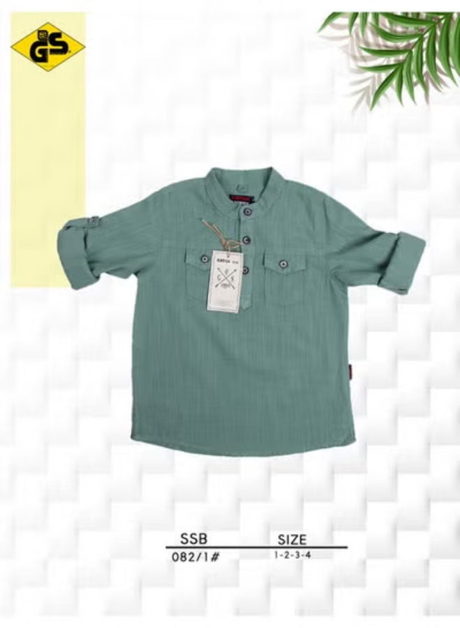 جي@إس قميص كتان صيفي للأولاد - Image 2