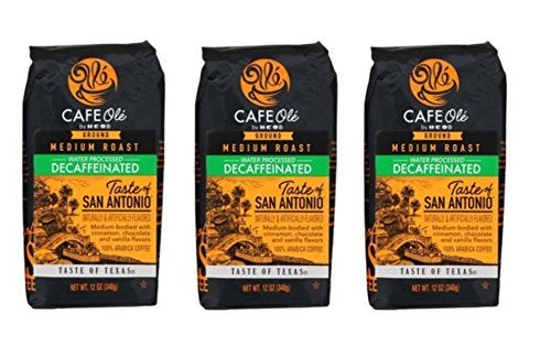 heb Cafe Ole Taste of Texas San Antonio Ground DECAF Coffee 12 oz. (Pack of 3) - Image 3