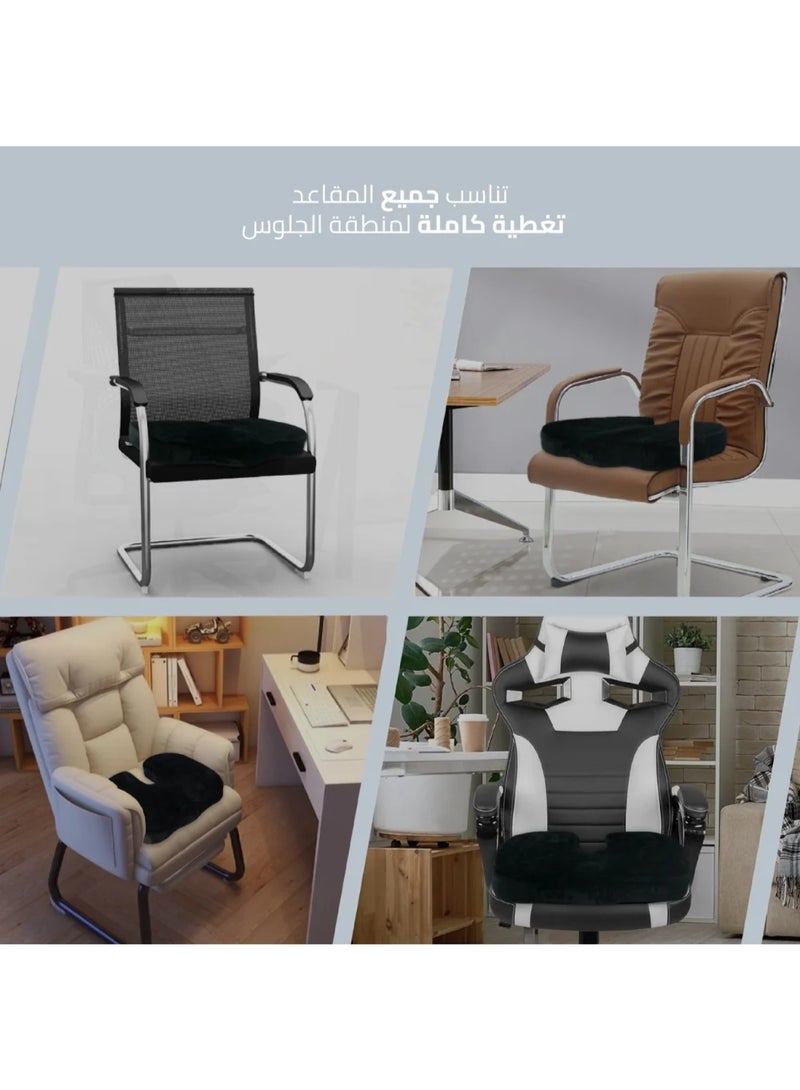 Nadav Foam Chair Cushion – Black - Image 2