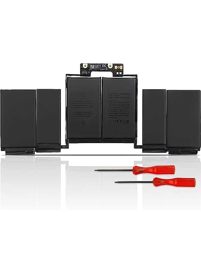 ZTHY 58Wh A1964 A1989 Laptop Battery Compatible With Macbook Pro 13 Inch Mid 2018 2019 A2251 2020 Release Emc 3214 3358 Bto/Cto Touch Bar Mr9Q2Ll/A Mr9R2Ll/A Mr9T2Ll/A Mr9U2Ll/A Mr9V2Ll/A Mv962Ll/A - Image 1