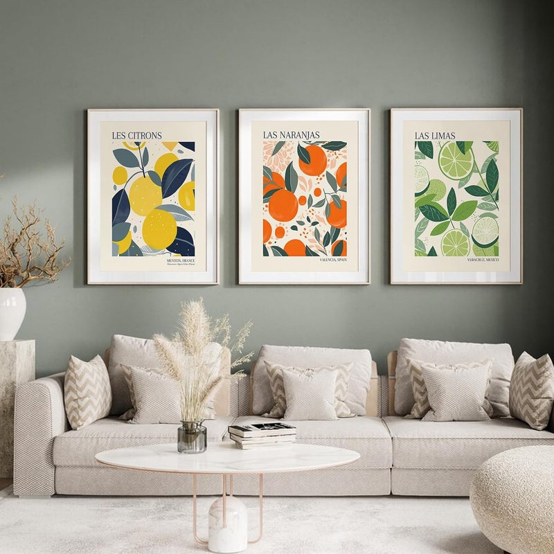 Youillne Fruit Market Wall Art Set of 3 - Image 4