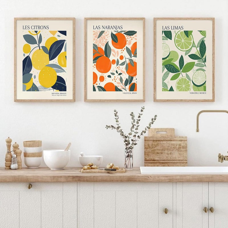 Youillne Fruit Market Wall Art Set of 3 - Image 5