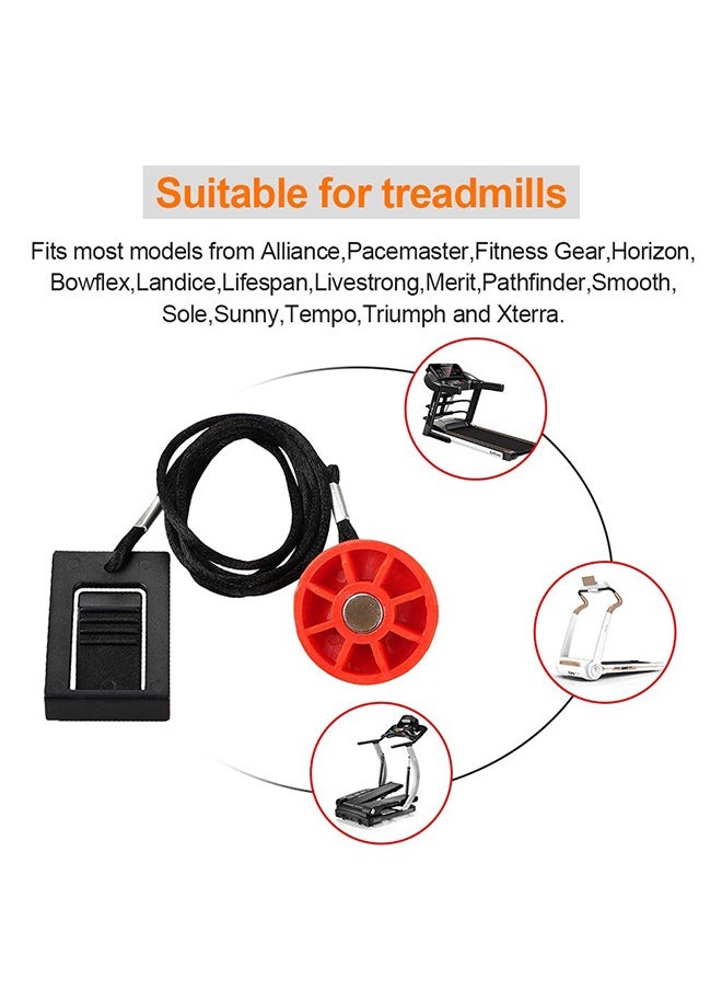 Treadmill Magnet Safety Key Compatible with Most of NordicTrack, Proform, Image, Weslo, Epic, Golds Gym, Freemotion and Healthrider Treadmills, Universal Replacement Treadmill Magnet Security Lock