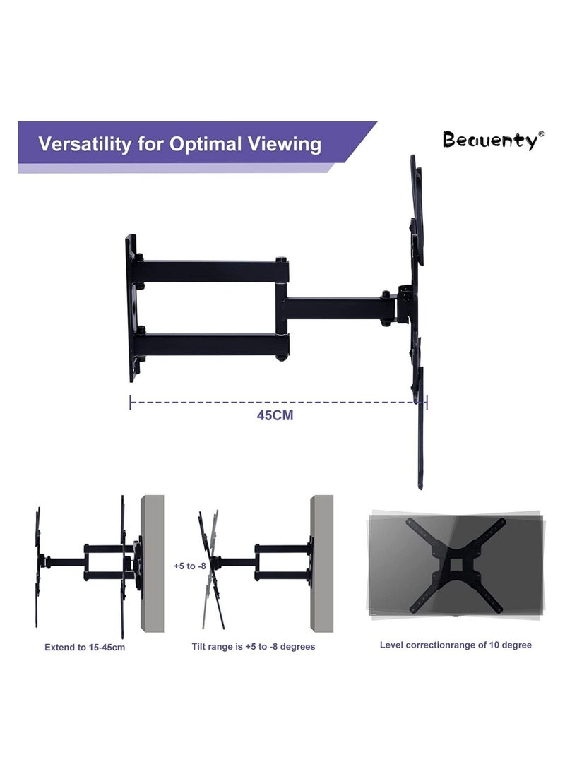 TV Stand/TV Wall Mount Swivel and Tilt for Most 1455Inch Flat Screen TV Rugged TV Mount Articulating Standard Load 66 - Image 4