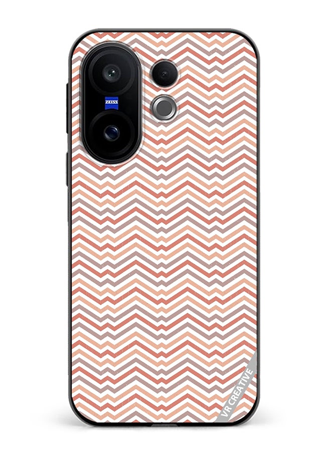 Protective Case Cover For Vivo X200 FE Strips Design Multicolour