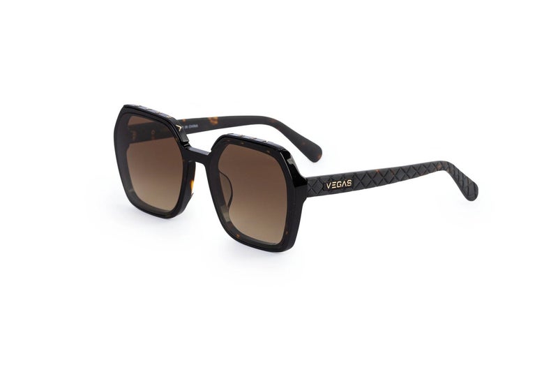 Full Rim Square Unisex saddle Brown  Sunglasses VG8602 C6