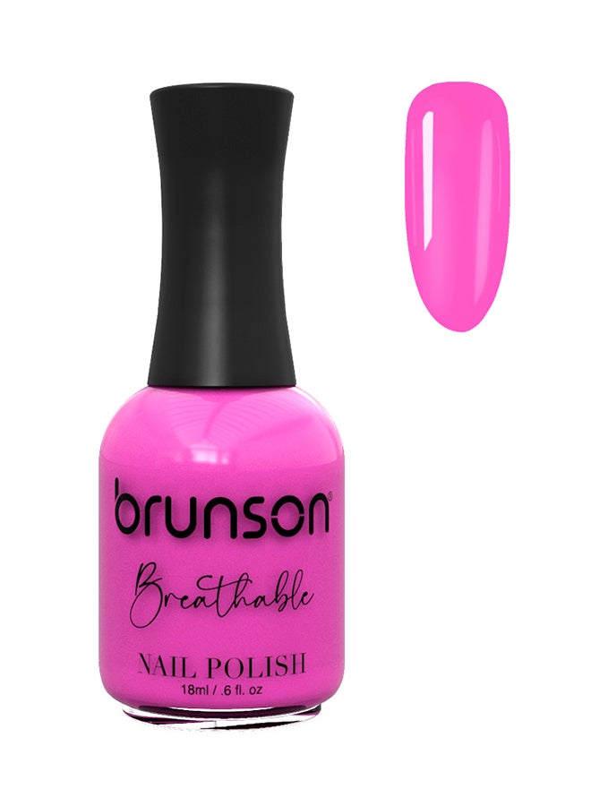 brunson Breathable Nail Polish Halal nail polish Wudu friendly Quick-Dry Vegan long lasting but easy peel off   18ml BH092-b