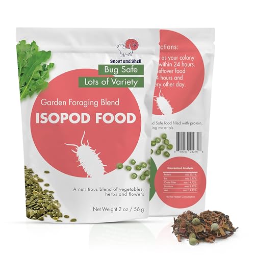 Snout and Shell Garden Foraging Isopod Food – Natural Blend - Image 1
