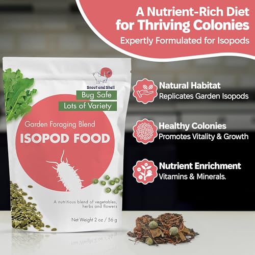 Snout and Shell Garden Foraging Isopod Food – Natural Blend - Image 2