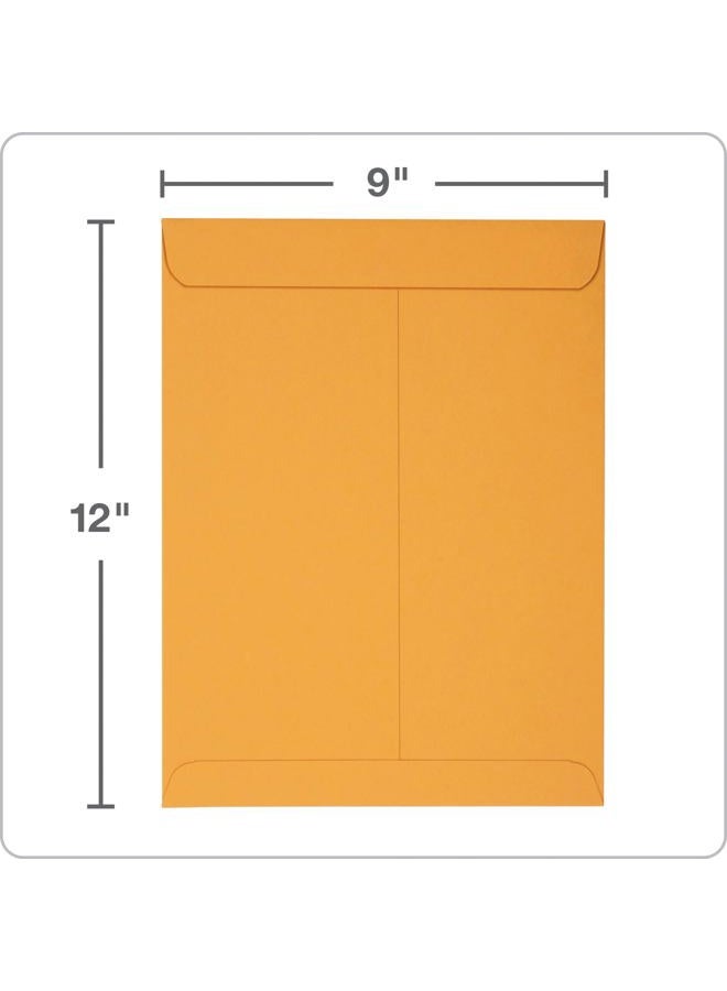 Columbian 9 x 12 Catalog Envelopes with Self Seal Closure, 28 lb Brown Kraft, for Mailing Flat Letter Size Documents or Photos, 30 Per Pack (COLO401) - Image 3