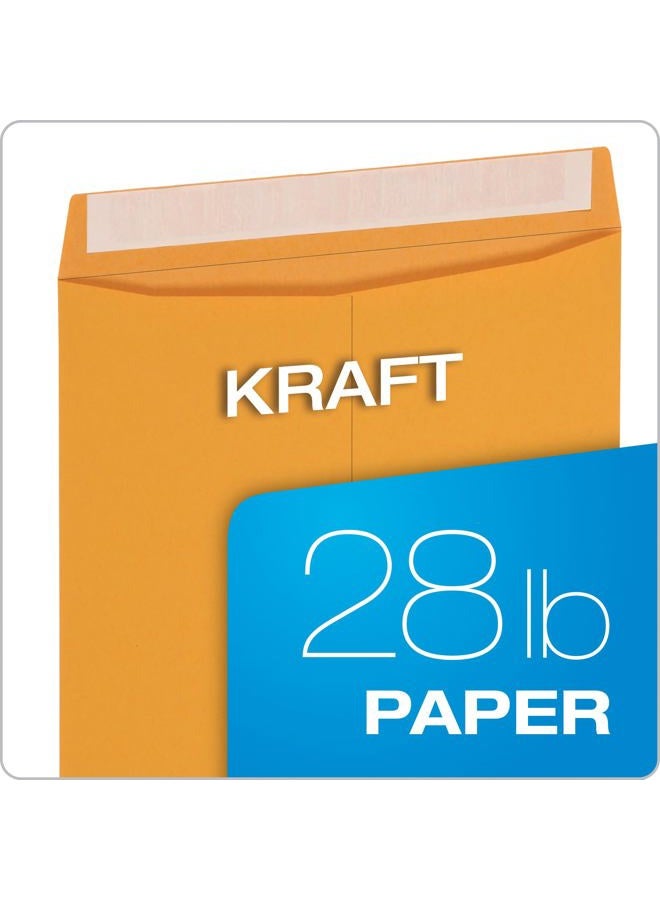 Columbian 9 x 12 Catalog Envelopes with Self Seal Closure, 28 lb Brown Kraft, for Mailing Flat Letter Size Documents or Photos, 30 Per Pack (COLO401) - Image 5