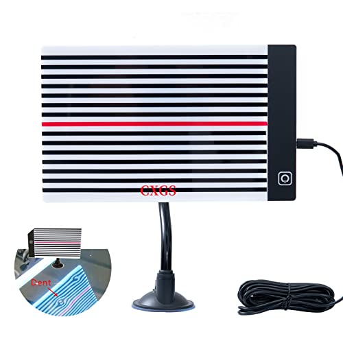 CXGS Line Board Dent Reflection Lines Board Paintless Dent Repair Light with Suction Cup Base Professional Dent Removal Reflector Board Adjustable 3 Different Brightness Stripe Line Board for Car Repair - Image 1