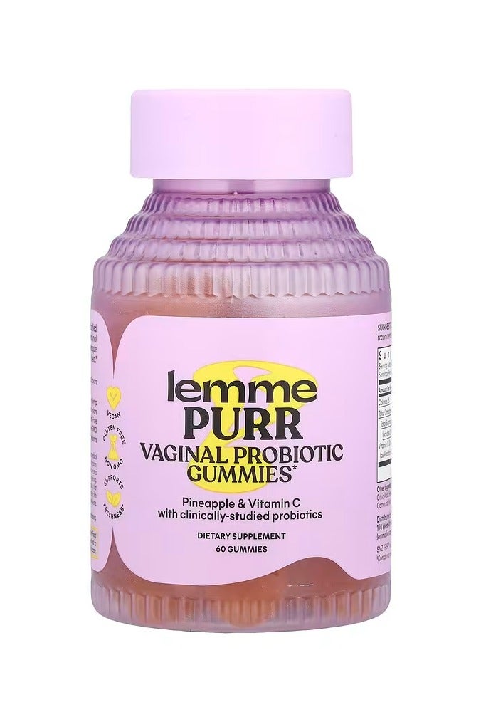 ليمي  ليمي‏, علكات البروبيوتيك المهبلية ، الأناناس ، 60 علكة