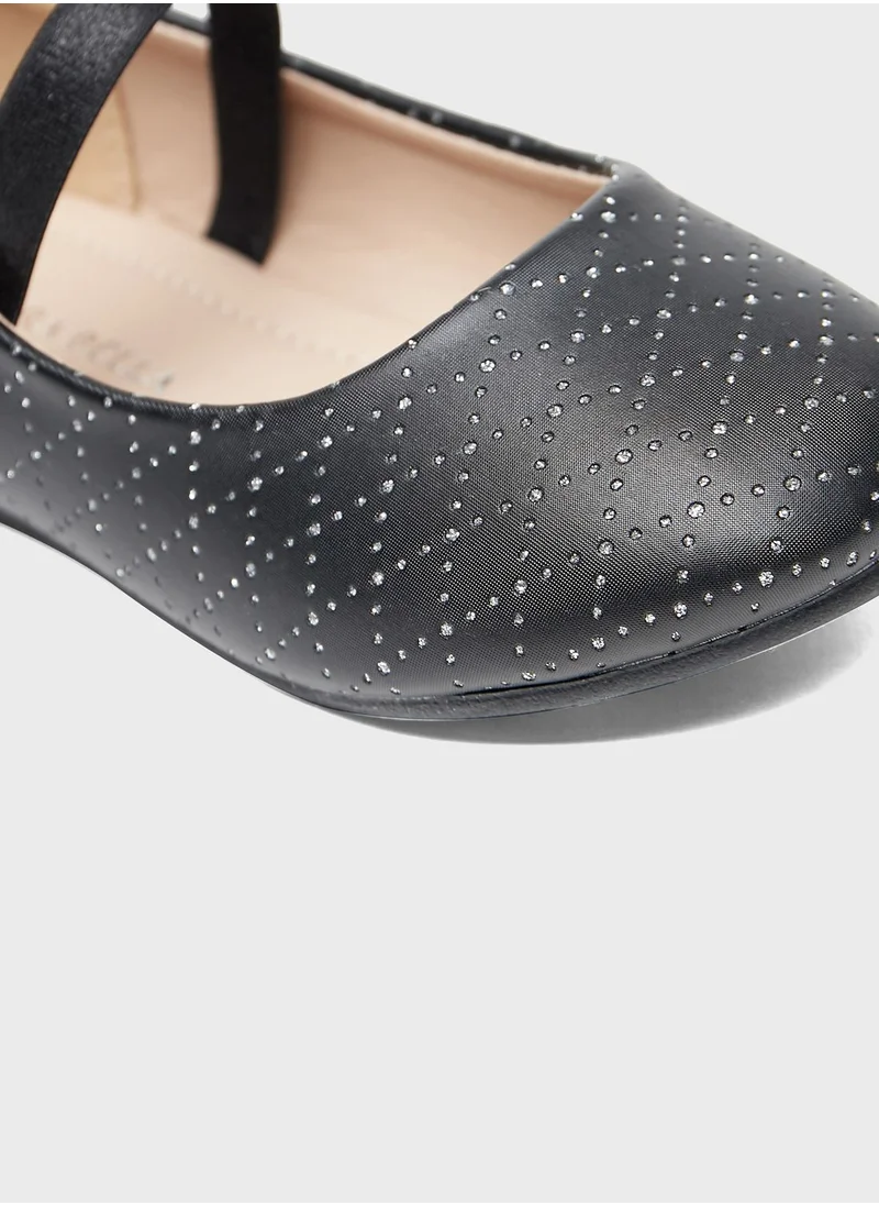 shoexpress Kids Embellished Ballerinas