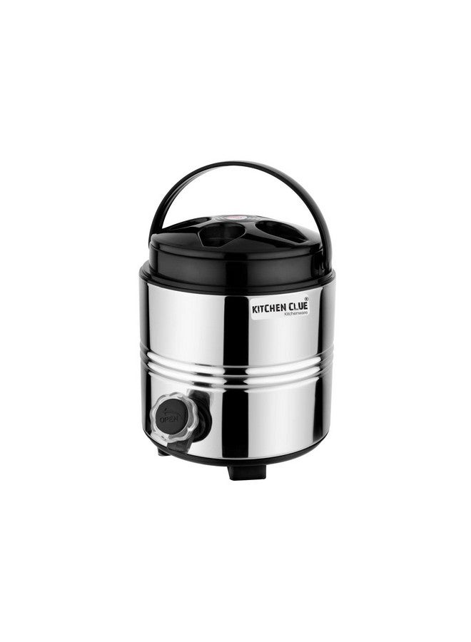 KITCHEN CLUE KITCHEN CLUE Hot Tea/Water Jug 3 Liters I Stainless Steel Body Inside & Outside I PUF Insulated Thermosteel Water/Tea Dispenser For Office Kitchen Home I BPA Free Plastic Handle I Leak-Proof Tap  - Image 1