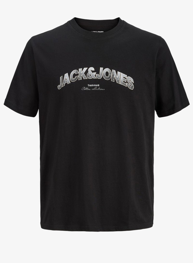 JACK & JONES Casual Regular Fit Crew Neck T-Shirt - Image 5