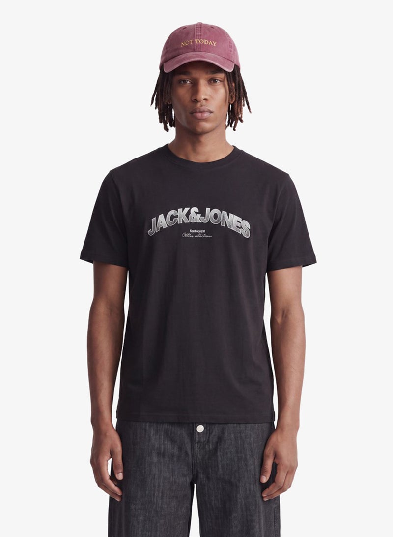 JACK & JONES Casual Regular Fit Crew Neck T-Shirt - Image 1
