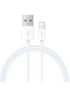 RECCI USB-Lightning fast charging cable, white - 1m