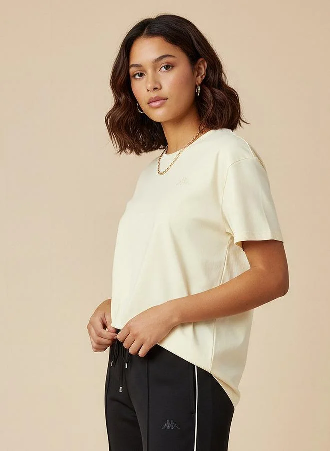 Kappa Kappa Women Logo Embroidered Stretchable T-shirt