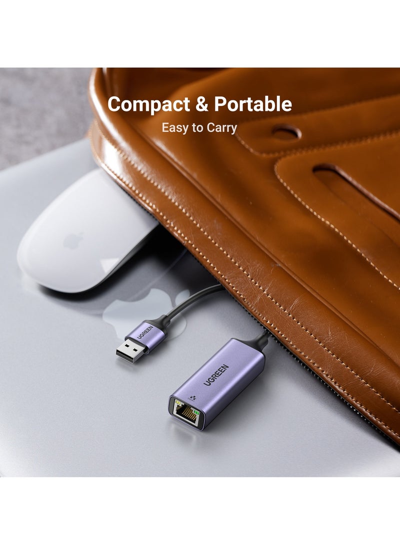 USB to Ethernet Adapter Gigabit Network Adapter USB 3.0 to RJ45 Computer  LAN Ethernet Dongle Alu Shell Stable Connection Fast Speed Compatible with Nintendo Switch, Windows macOS, Linux PC