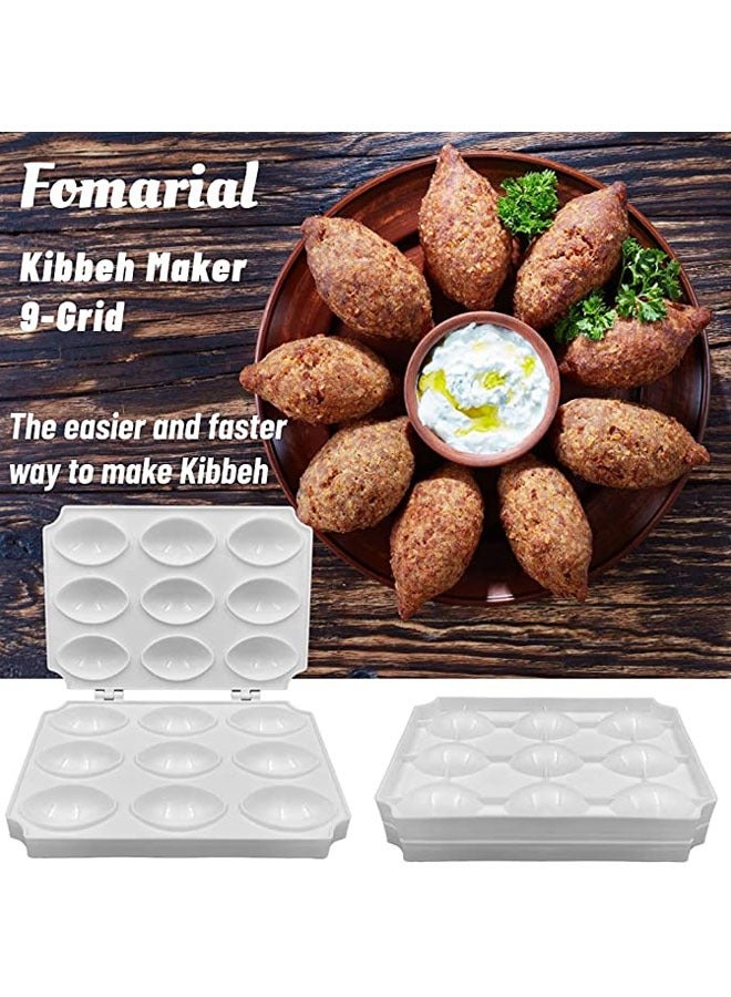 قالب صانع الكبة 7 سم ، 9 شبكات أداة كرات اللحم - Image 2