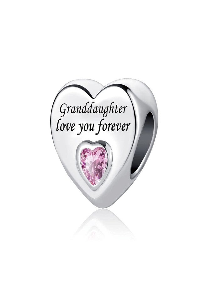 TGLS Heart Granddaughter Charm Compatible With Pandora Charms Bracelets - Image 1