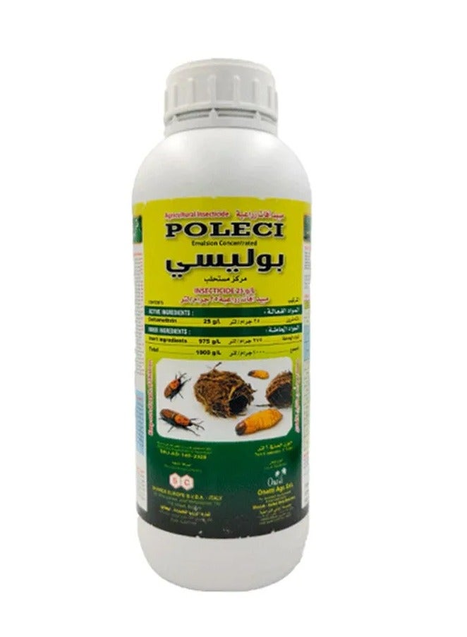 Generic Poleci Emulsion Concentrated Insecticide for Plants 1Ltr Made in Italy  - Image 2