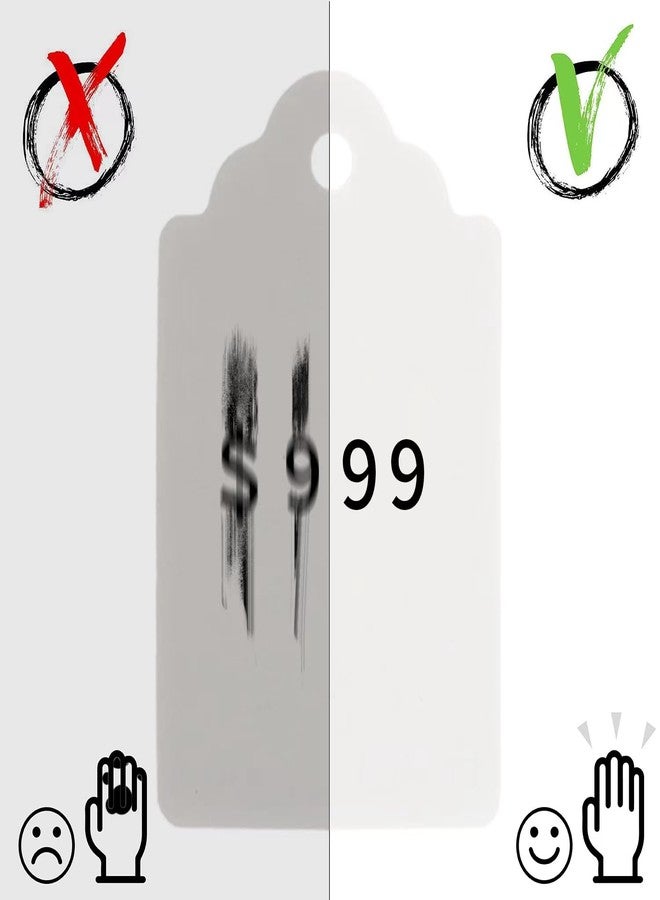 بطاقات أسعار بيضاء فارغة غير معلقة من OLPDDZ، 1000 قطعة، مقاس 1.75 × 1.093 بوصة - بطاقات تعليق ورقية متينة وعالية الجودة للملابس، ومتاجر البيع بالتجزئة، ومبيعات الساحات والمرائب، مثالية لتمييز الهدايا وأسعار التخفيضات. - Image 3