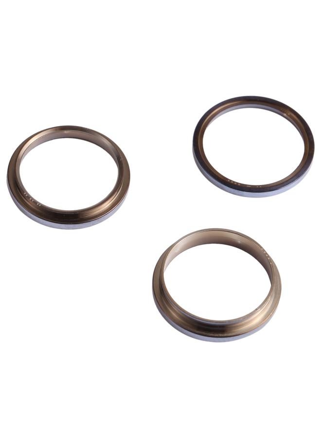 erorex 3 PCS Rear Camera Glass Lens Metal Outside Protector Hoop Ring for iPhone 13 Pro Max(Blue) - Image 3