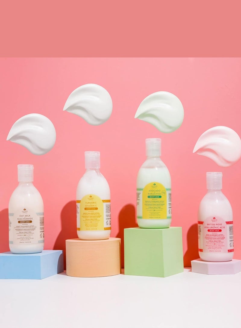 نايتشر سبيل حليب الجسم بالأفوكادو والباكوتشول من Nature Spell – 276 مل – مرطب خفيف لبشرة ناعمة ومشدودة - Image 5