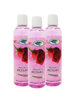 elp essential Agua De Rosas 8 Oz. Rose Water Facial Toner 3-PACK 