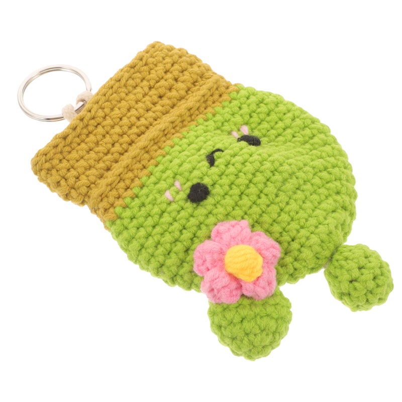 Key Bag Cute Car Key Holder Small Car Key Storage Sleeve Cartoon Key Bag Portable Key Bag - Image 1