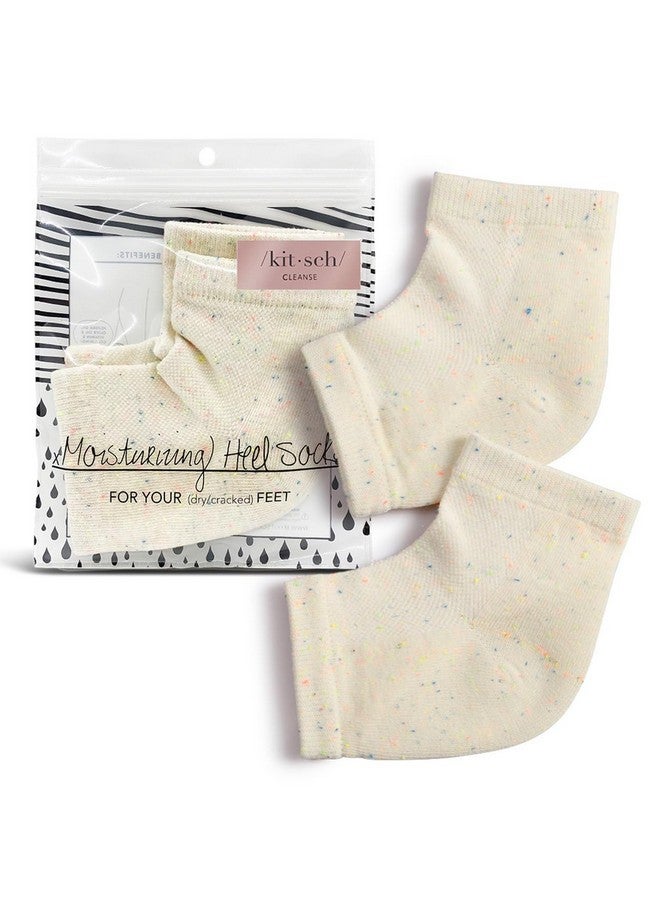Kitsch Moisturizing Socks For Cracked Heel Treatment, Insulated Gel Socks & Moisturizing Heel Socks For Dry Cracked Feet Women Men, Spa & Sleep Socks For Overnight Moisture Repair, 1 Reusable Pair - Image 1