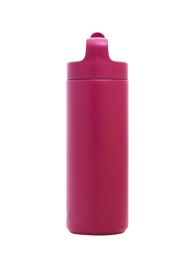 Eazy Kids Double Wall Insulated Sports Water Bottle - Pink, 550 Ml  - Image 2