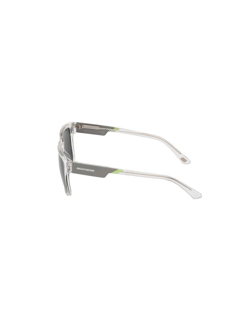 SKECHERS Boys Square Shape  Sunglasses SE0002626R54 Lens Size: 54 Millimeter - Crystal  - Image 4