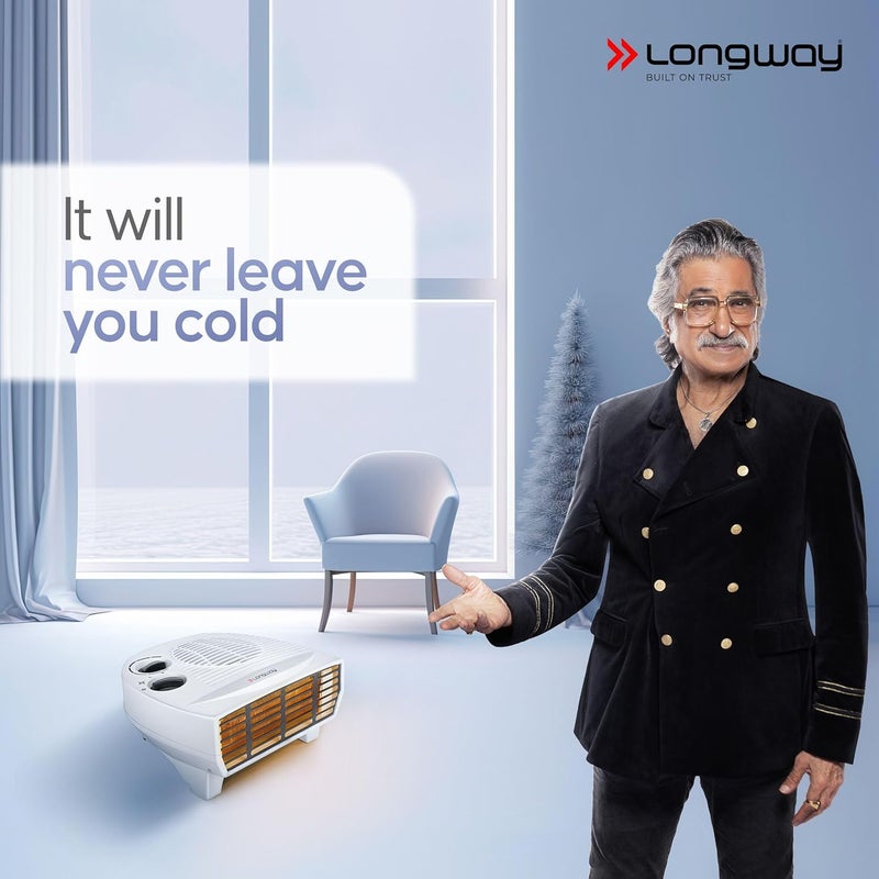 Longway Magma 20001000 W Fan Room Heater With ISI Approved White - Image 2