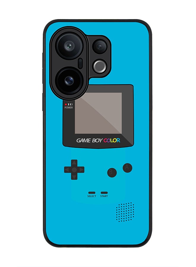 Stylizedd For vivo X200 FE / S30 Pro mini Case,Slim fit Camera Protection, Shockproof Thin Phone cover  - Gameboy Color - Blue