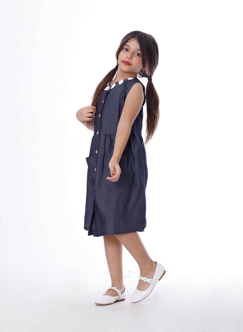 BEBO Girls Dress Grey - Image 2