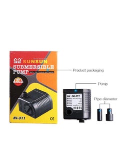 سان سان مضخة غاطسة لحوض السمك B&K SUNSUN 2W ECO 300 لتر/ساعة قابلة للتعديل بحرية  - Image 1