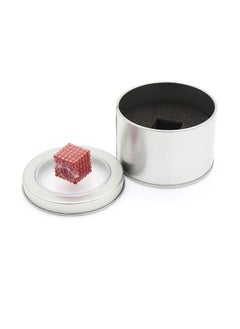 Generic Magnetic DIY Beads 3MM 216 Pieces Red + Iron Box  - Image 1