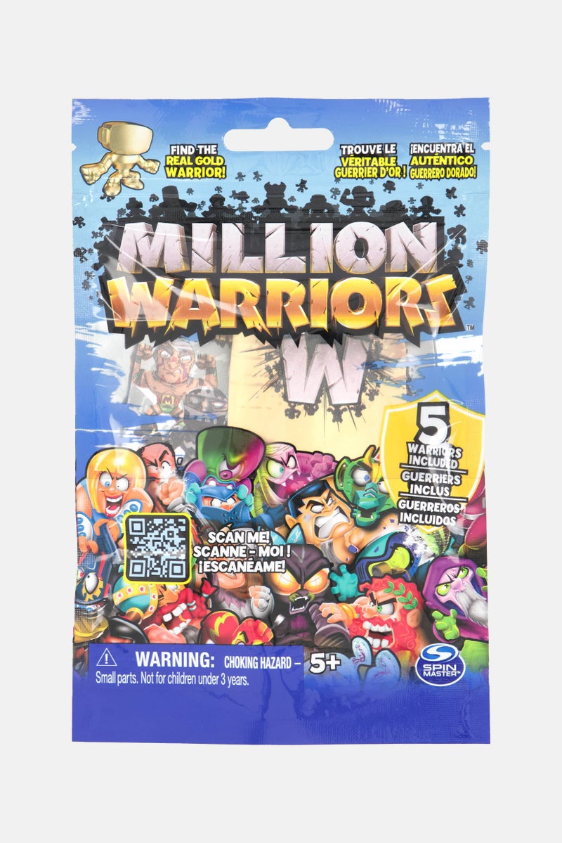 SPIN MASTER Million Warriors Squad Pack Figure, Blue Combo - Image 1