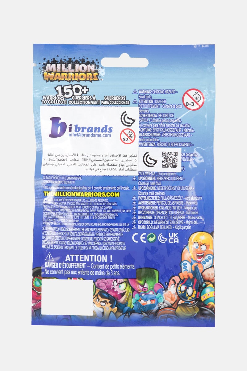SPIN MASTER Million Warriors Squad Pack Figure, Blue Combo - Image 2