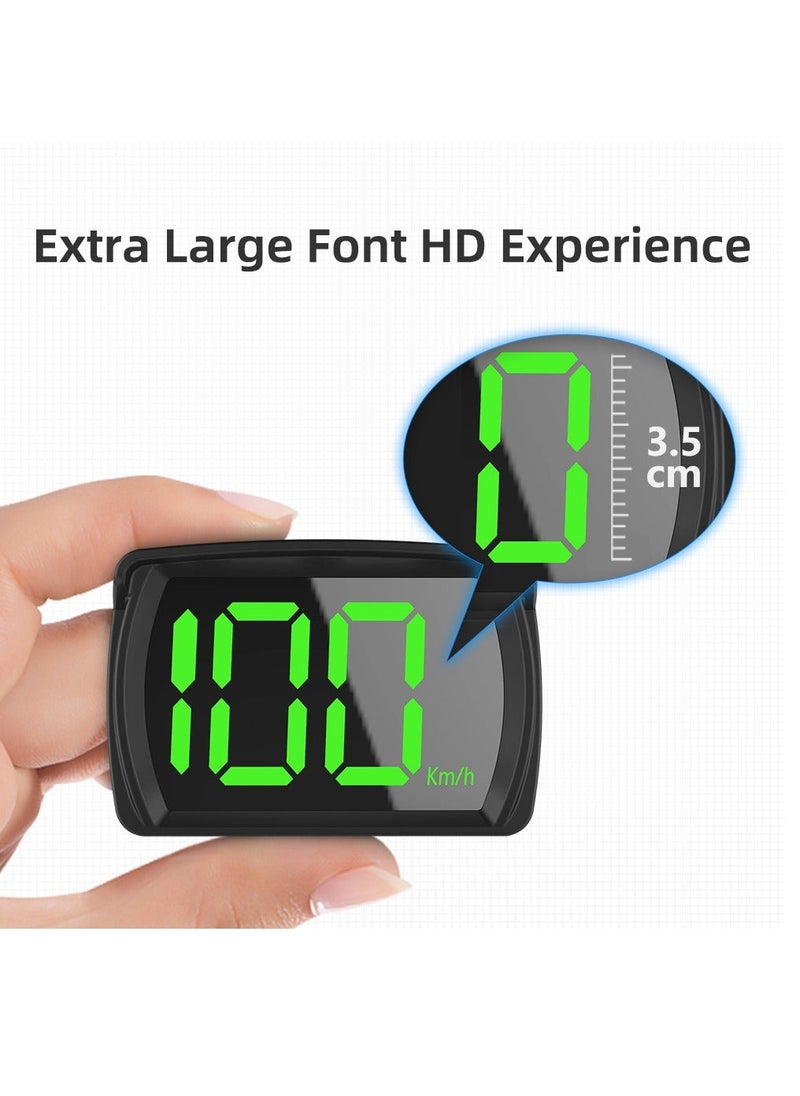 Furtey - Car HUD Head-Up Display Beidou GPS Universal Satellite Speedometer High-Definition Car Locator Suitable for All Models - Image 1